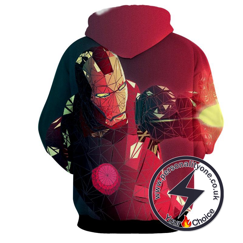 Iron Man - Iron Man 3D - Iron Man Hoodies